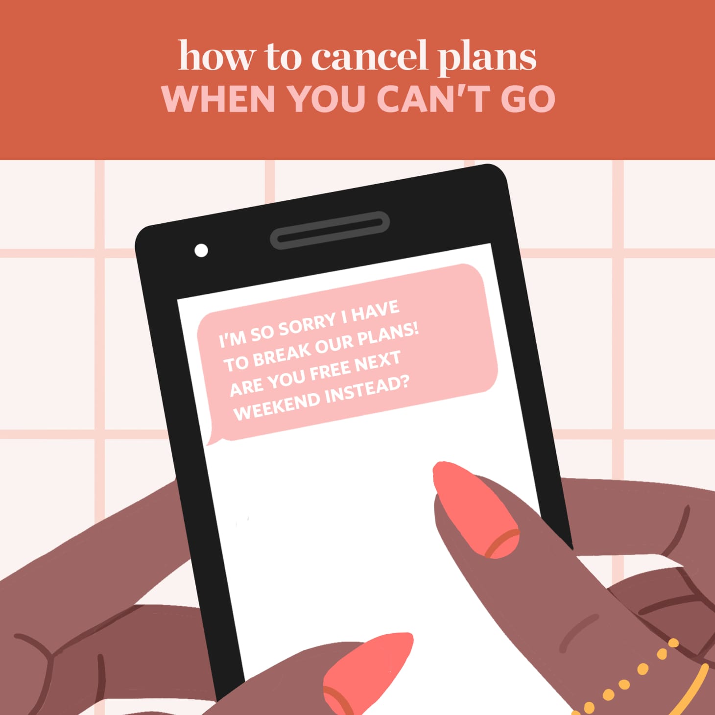 How to Cancel Plans, According to an Etiquette Expert | Apartment Therapy